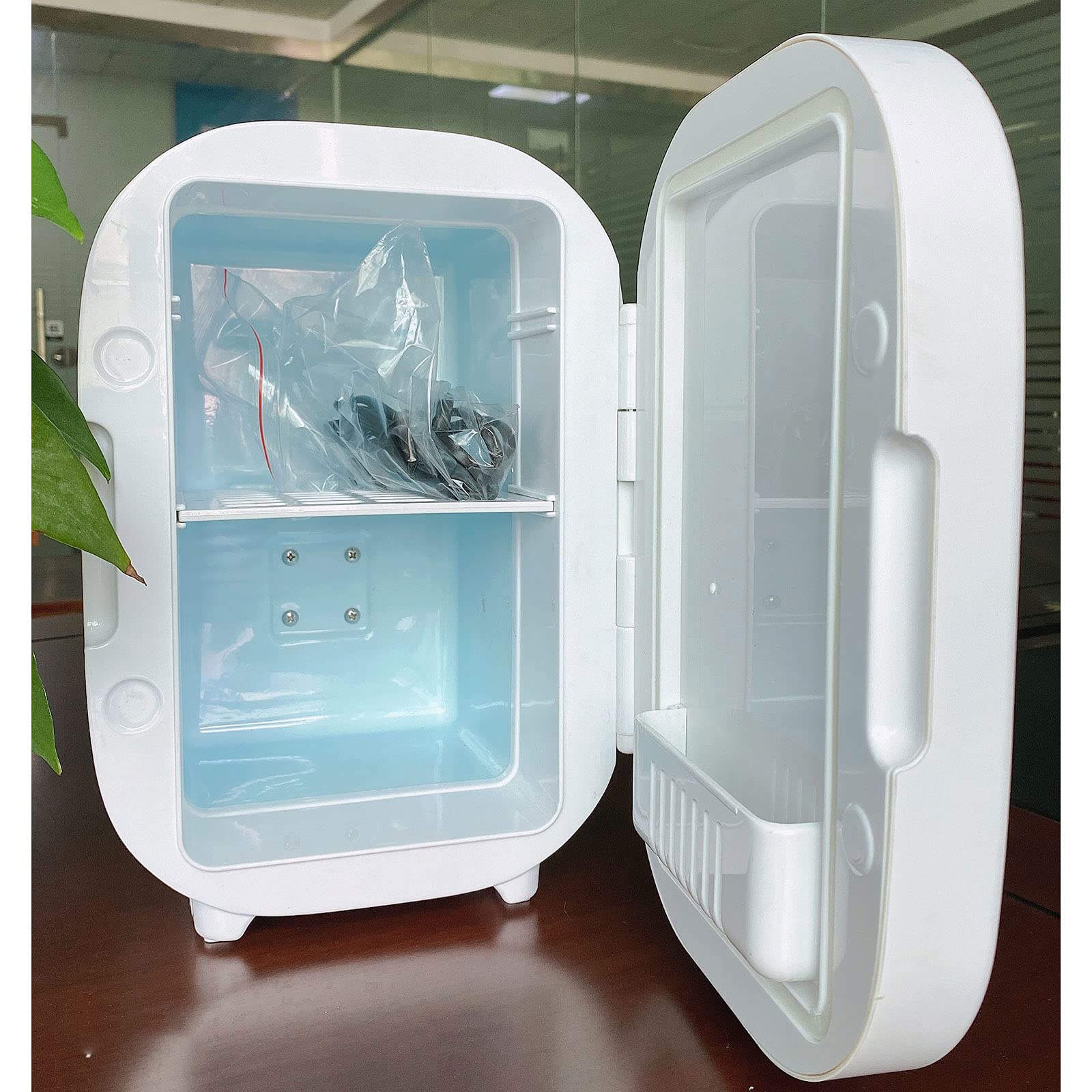 8l Mini Nevera De Belleza DirigiÓ Nevera Para El Cuidado De La Piel MáS FríO/MáS CáLido Congelador Para Dormitorio Coche