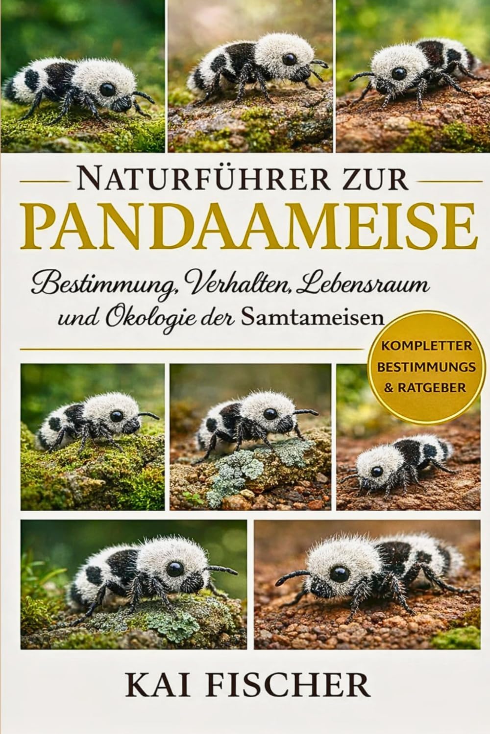 Naturführer zur Pandaameise: Bestimmung, Verhalten, Lebensraum und Ökologie der Samtameisen