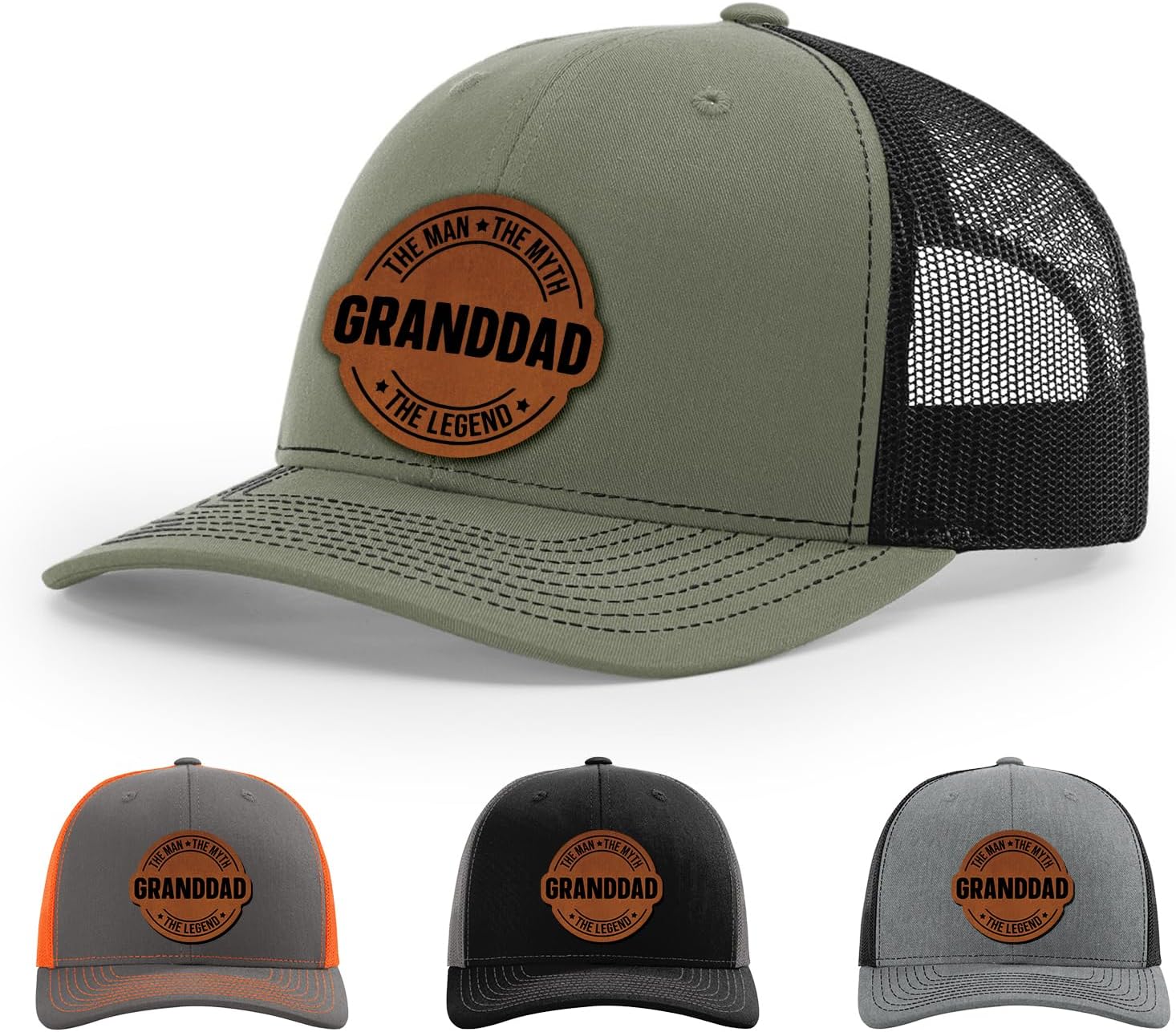 Father's Day Gift, Granddad, The Man, The Myth, The Legend Hat