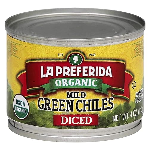 Miniatura 10 de La Preferida Chiles verdes orgánicos, en dados suaves, 4 oz (12)