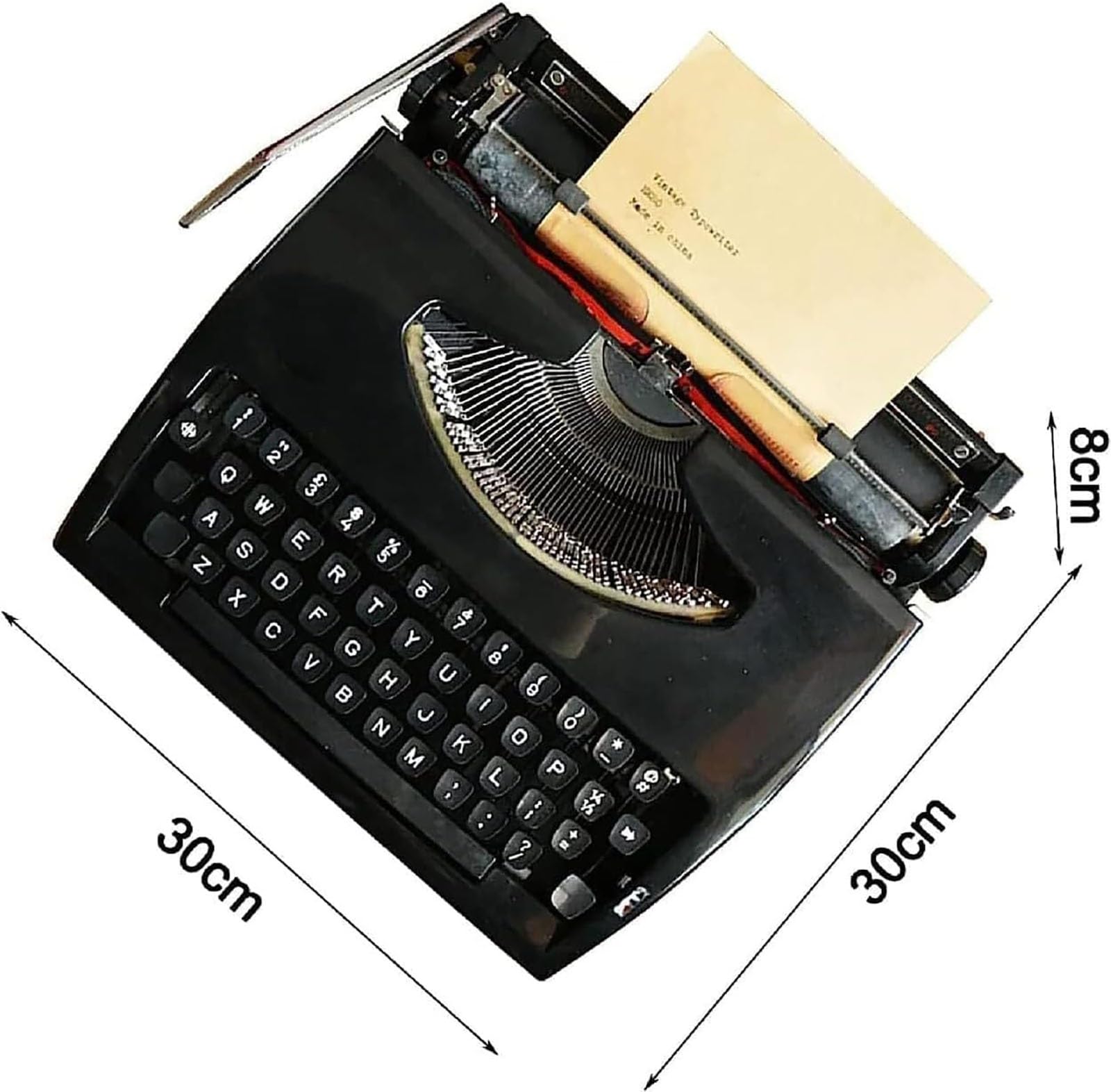 Machine à écrire manuel portable pour notes, lettres, écriture créative, cadeau rétro