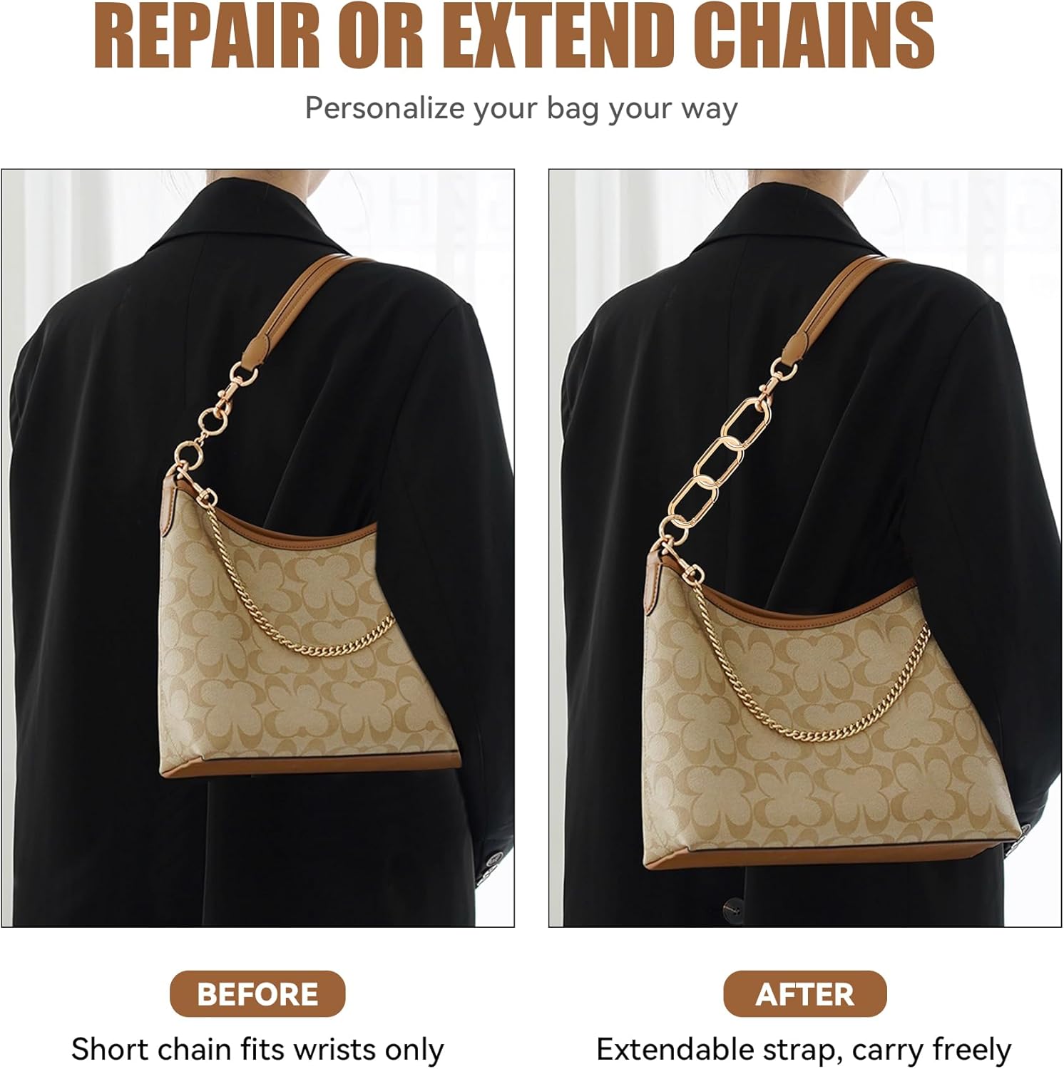 Gopal Small Carabiner Clip 12Pcs: Tiny Oval Clasp Carabiners - Spring O Ring Hook Chain Connector - Mini Purse Keychain Clips Replacement, Multi-use for Bag Dog Tag Paracord Lanyard - Image 4