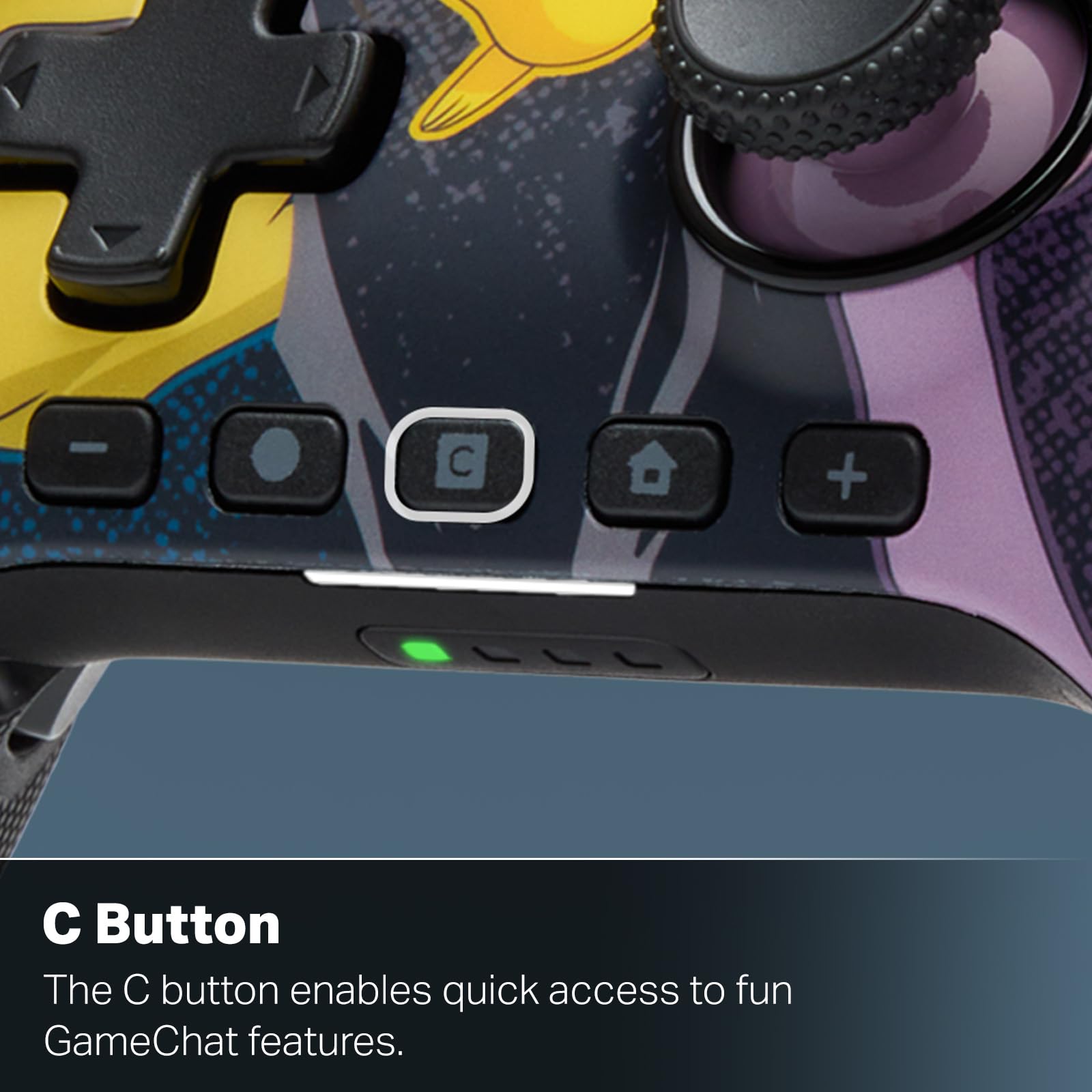 PowerA Controller senza fili Advantage per Nintendo Switch 2 - Pokémon: Evoluzioni MegaCon licenza ufficiale, effetto Hall, pulsanti mappabili, controller pro, Pulsante C, comandi di movimento