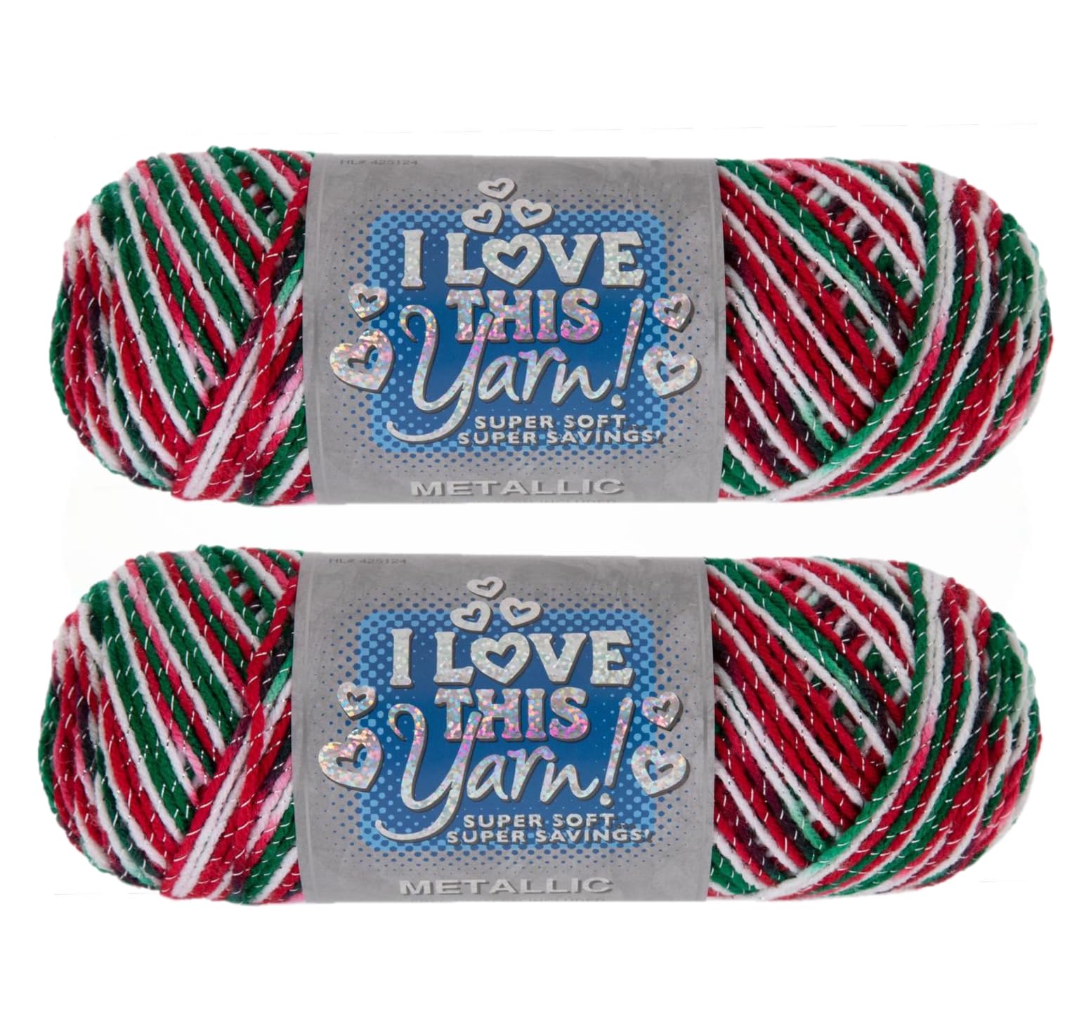 Amazon.com: Hobby Lobby Metallic I Love This Yarn - 4 Medium 97