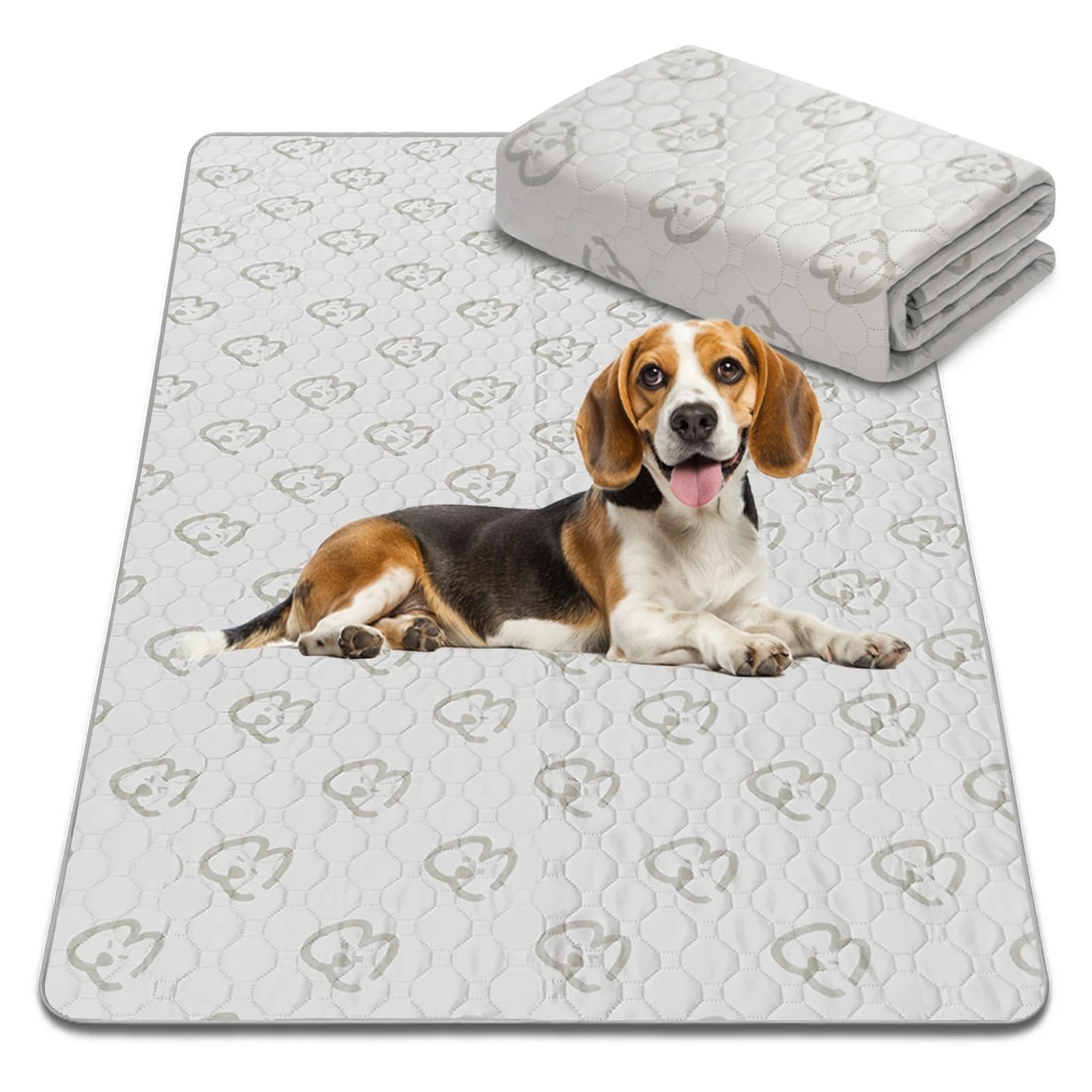 Almohadillas Reutilizables Para Perros Almohadillas lavables for orinar for perros, almohadillas for cachorros con súper absorbentes for jaula, entrenamiento, sofá/cama, Alfombra Perro(71inch x 43inch