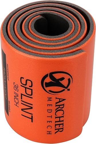 Miniatura 9 de Férula universal de primeros auxilios. Férula de aluminio moldeable de alta calidad para la marca de inmovilización de lesiones