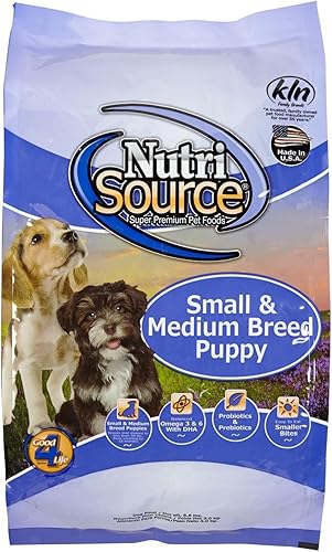 Comida para perros Nutri Fuente, para cachorros pequeños y medianos, sabor pollo y arroz