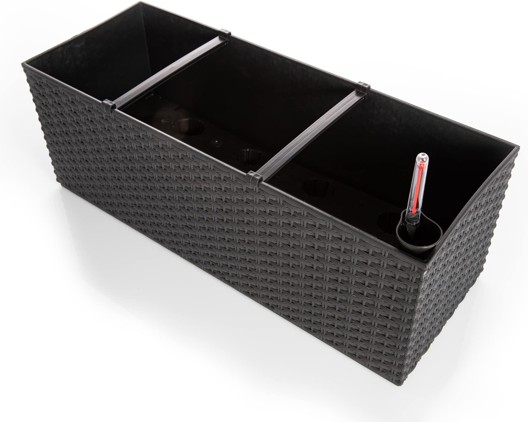 Unbekannt Blumentopf Blumenkasten Blumenkübel Polyrattan Bewässerung 4