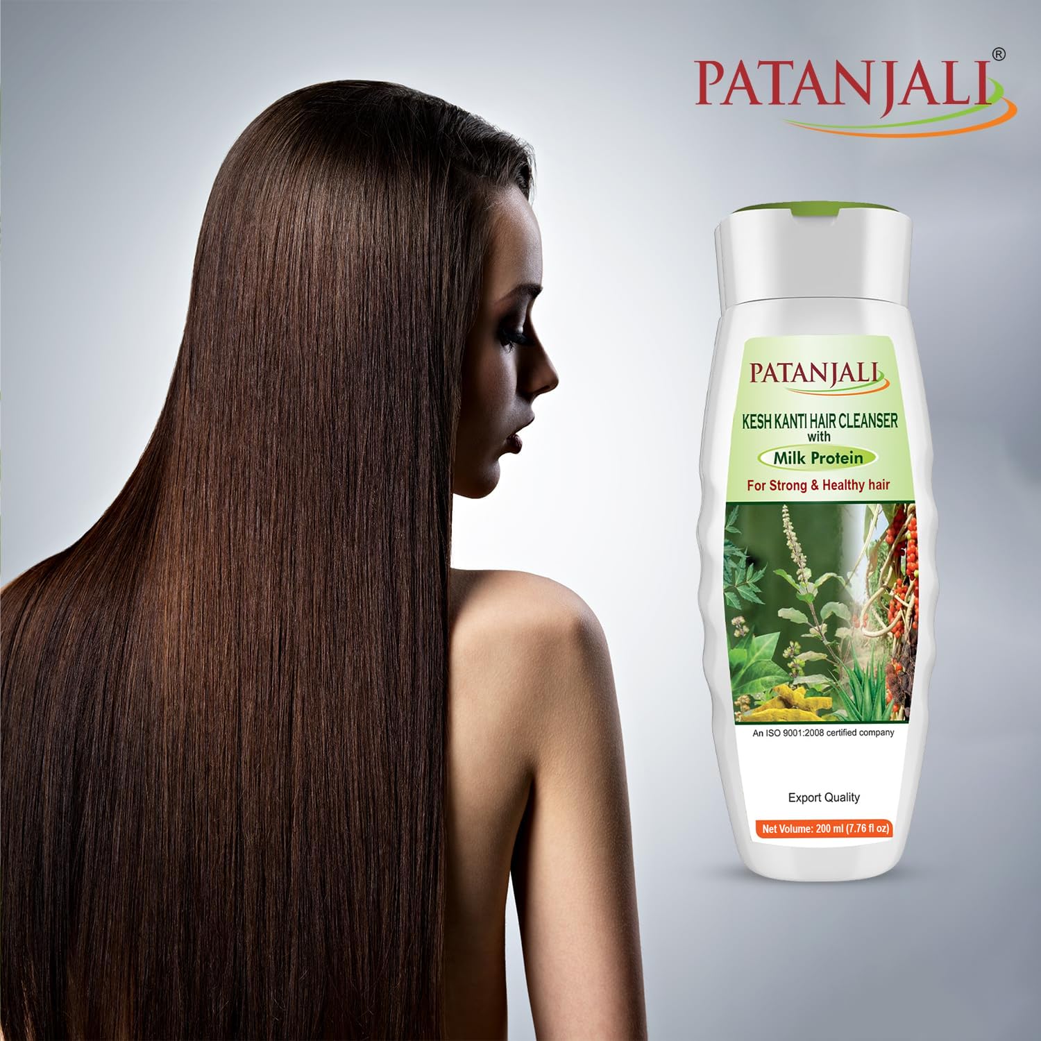 patanjali Kesh Kanti Milk Protein Hair Cleanser Shampoo 200ml Pack