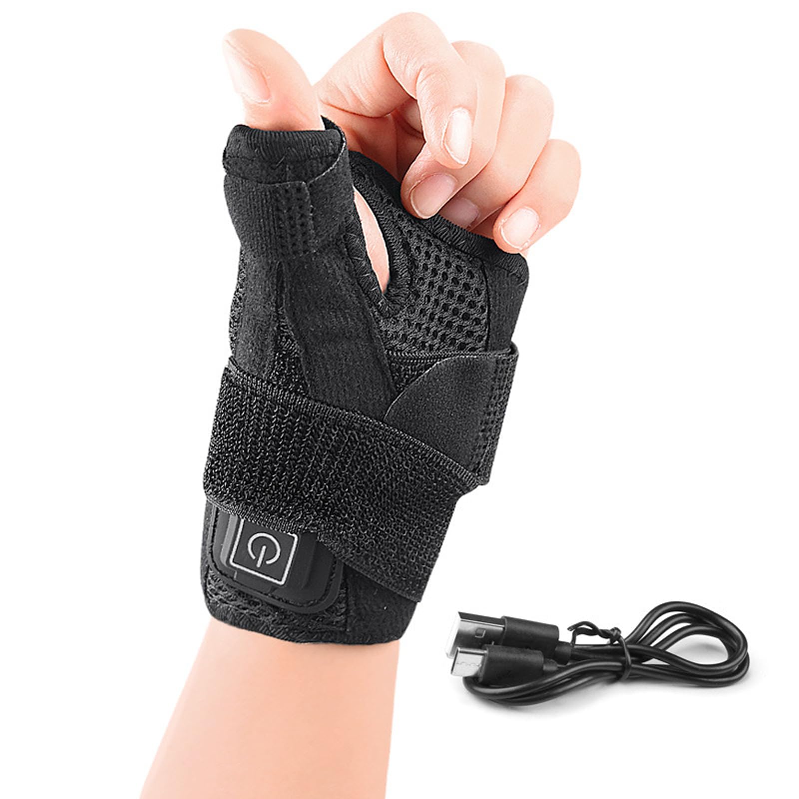 Muñequera térmica para muñeca con calefacción por USB, práctica muñequera térmica para trabajadores de oficina