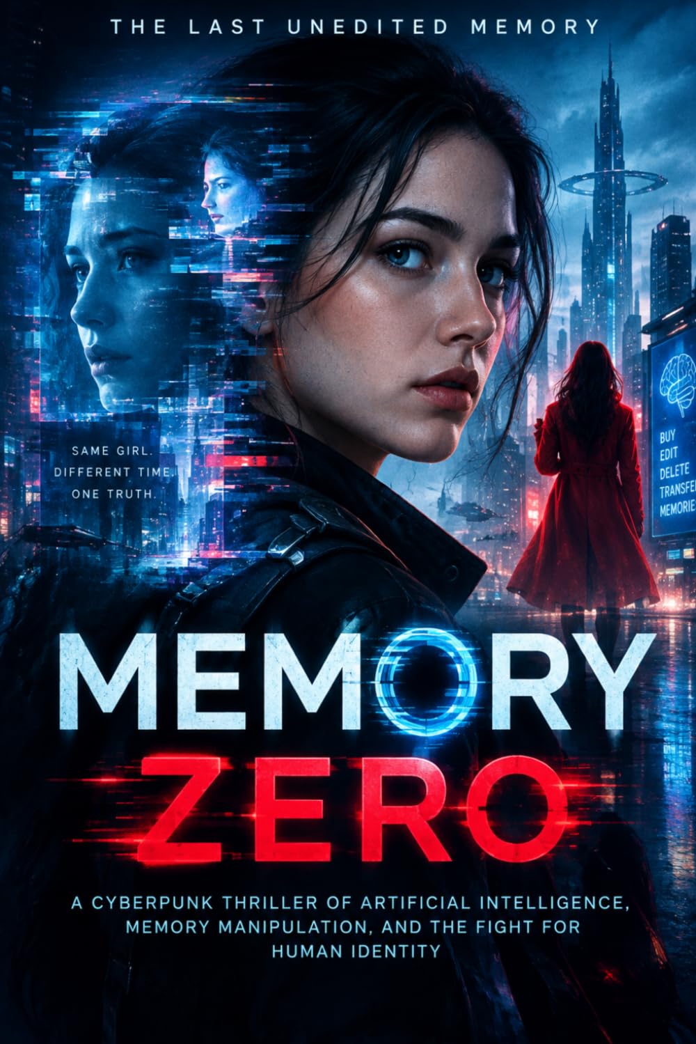 Memory Zero: The Last Unedited Memory: A Cyberpunk Thriller of Artificial Intelligence, Memory Manipulation, and the Fight for Human Identity