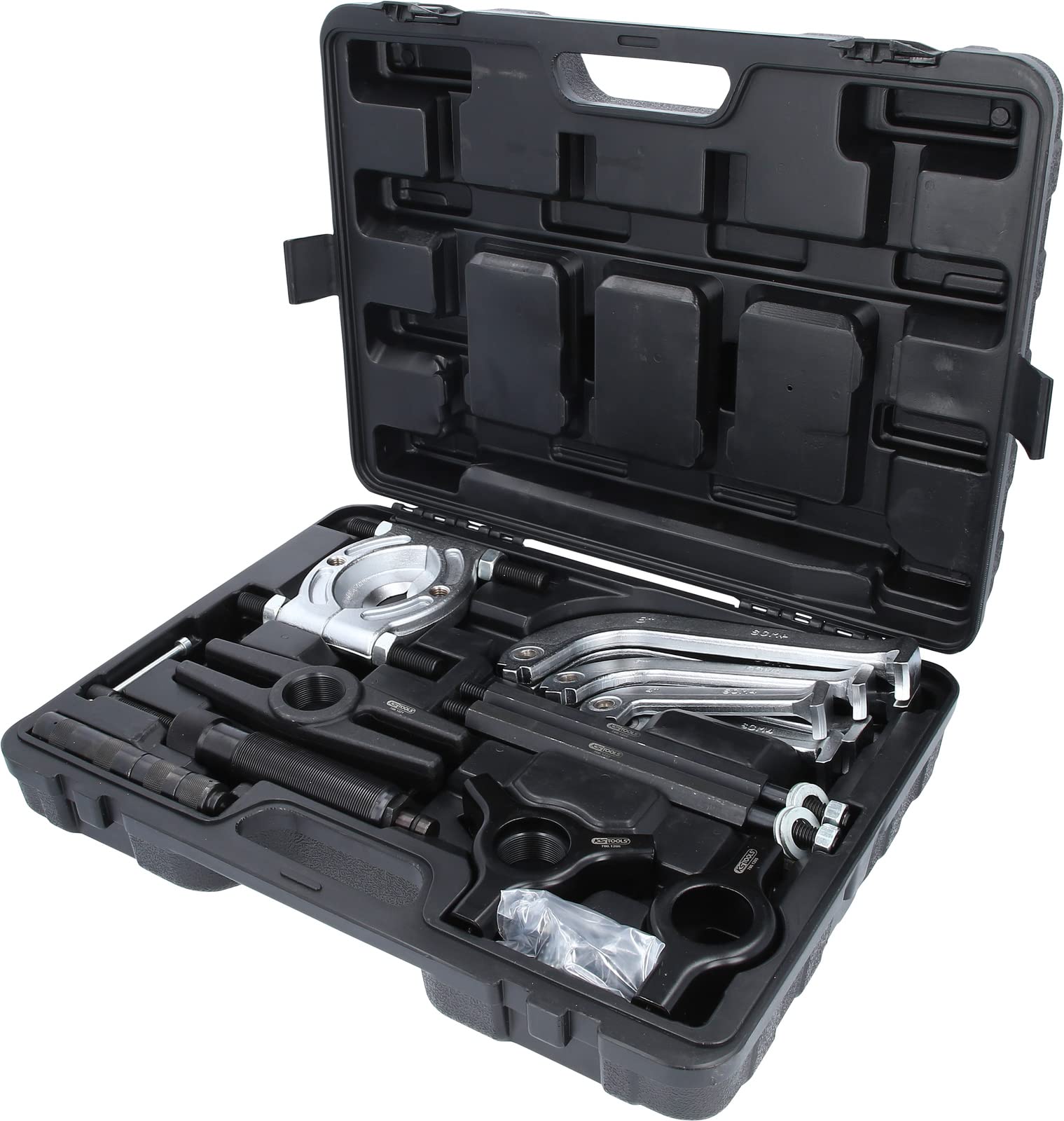 Ks Tools Black 700.12 Hydraulic Puller Kit (22 Pieces)