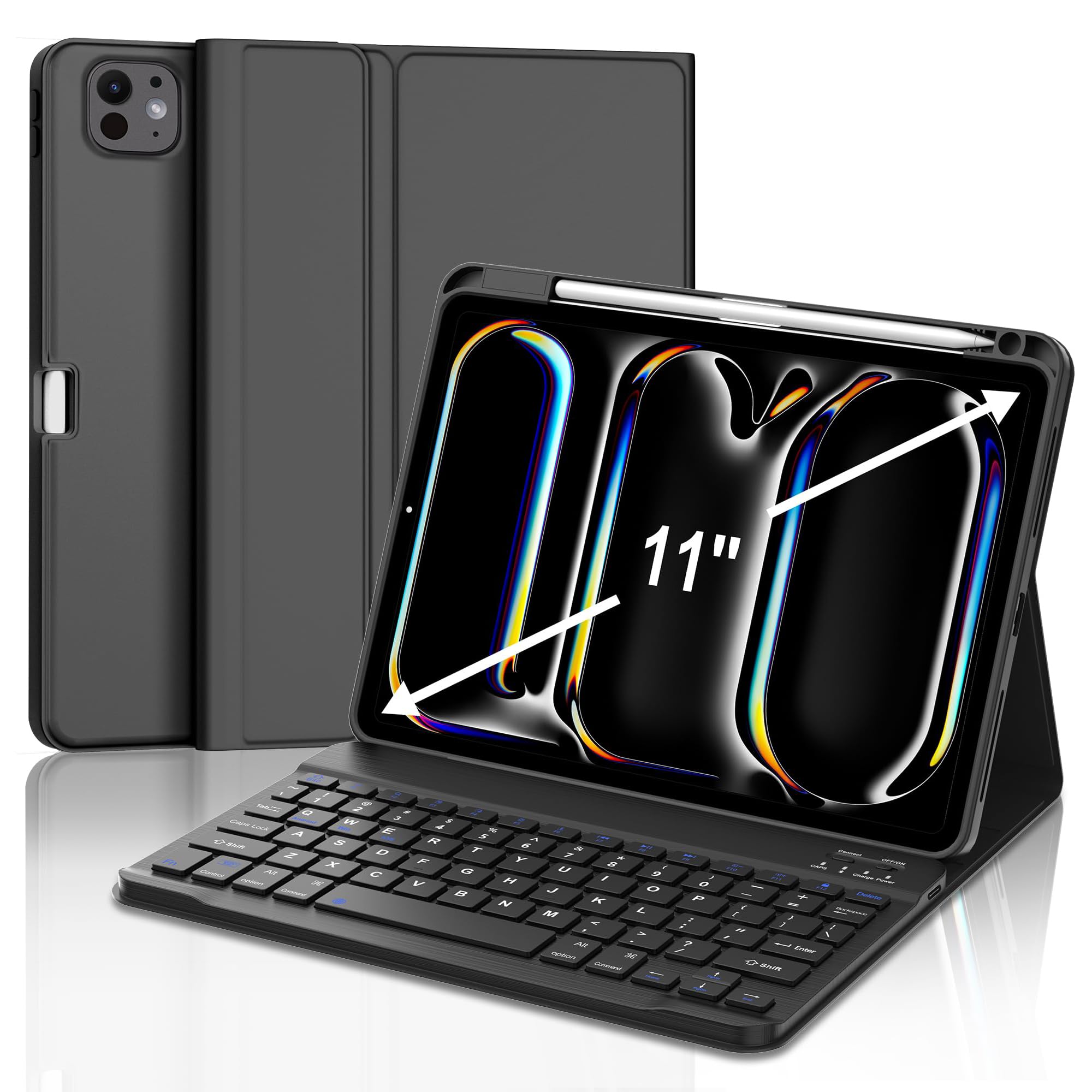 Amazon.com: JADEMALL for iPad Pro 11 inch Case with Keyboard (M4