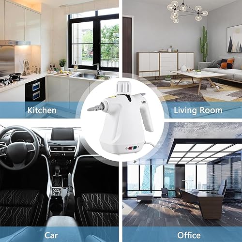 Miniatura 4 de Limpiador a vapor presurizado, limpiador de vapor de mano para uso doméstico, cocina, baño, detalles del automóvil, piso, tapicería portátil