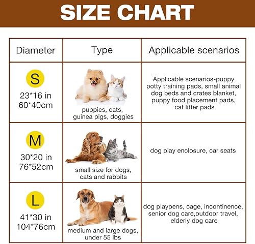 Miniatura 4 de Ladadee Mantas impermeables para perros pequeños, 1 paquete de 3 mantas lavables súper suaves para cachorros, para niñas, perros, protector de