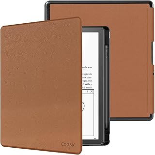 CoBak Case for Kindle Scribe - All New PU Leather Cover with Auto Sleep Wake Feature for Kindle Scribe 10.2" 2022 & 2024 R...