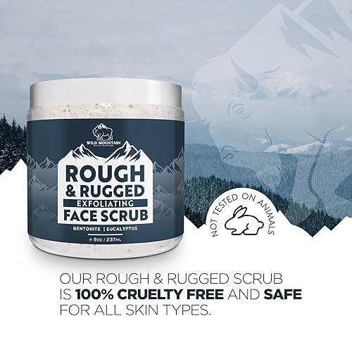 Miniatura 6 de Wild Mountain - Exfoliante facial áspero y resistente, Micodermabrasion para hombre, exfoliante facial, exfoliante facial, exfoliante facial,