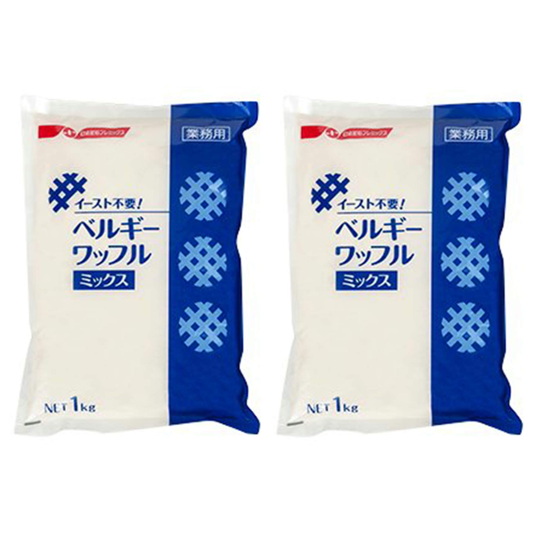 Amazon | 2袋セット ベルギーワッフルミックス 1kg 日清 ミックス粉