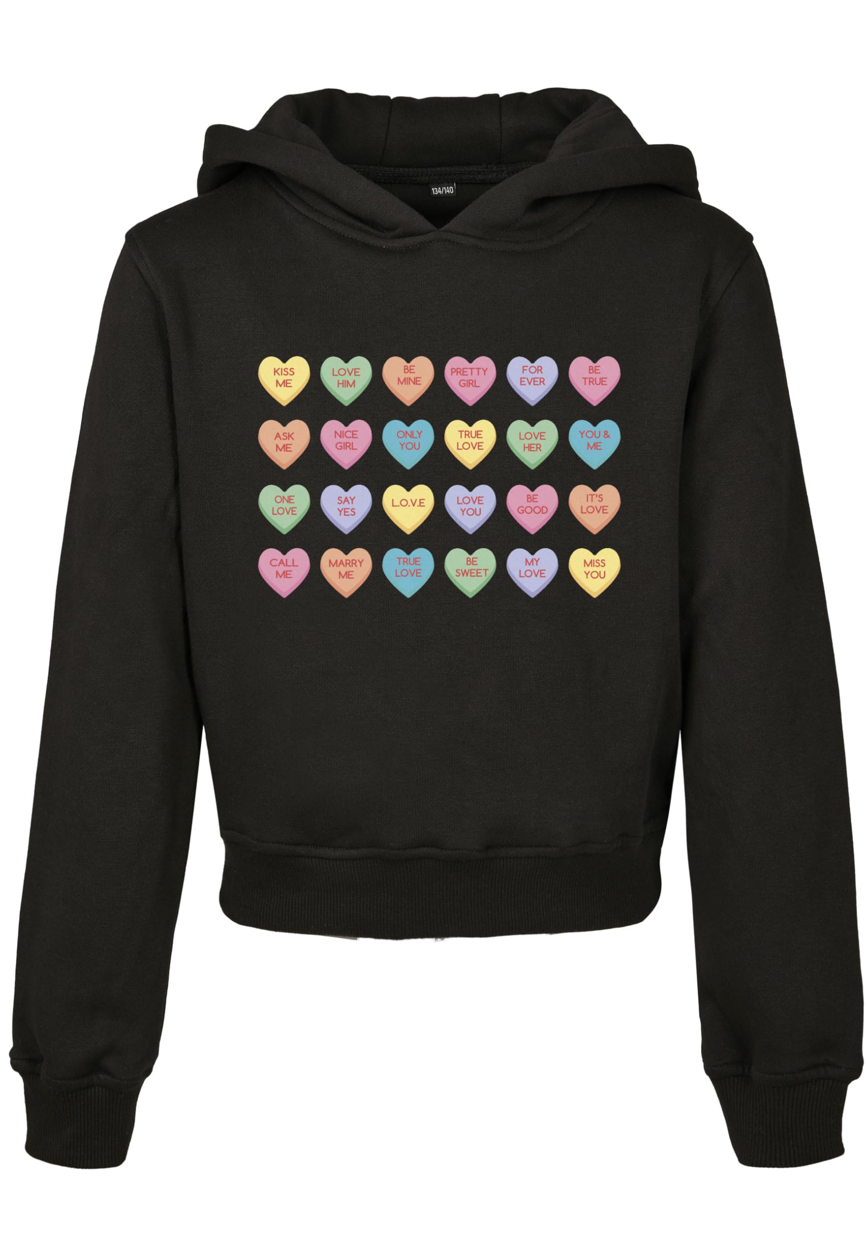 Mister Tee Bluza z kapturem Uniseks Kids Sweet Heart Candy Cropped Hoody