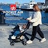 Cochecito de viaje ultraligero y compacto gb Pockit Air All Terrain con tela transpirable en negro aterciopelado, 1 unidad (paquete de 1) 3