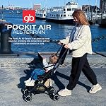 gb Pockit Air Poussette de voyage ultra compacte tout terrain légère avec tissu respirant en noir velours