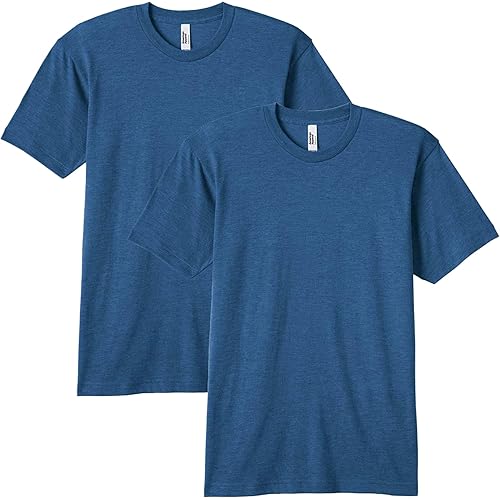 American Apparel Adult Tri-Blend Style GTR401 Track T-Shirt (2-Pack)