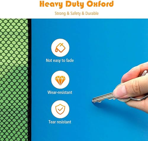 Vista 37 de HONEY JOY Tobogán acuático inflable, parque acuático gigante, castillo hinchable para patio trasero, pared de escalada, piscina de chapoteo