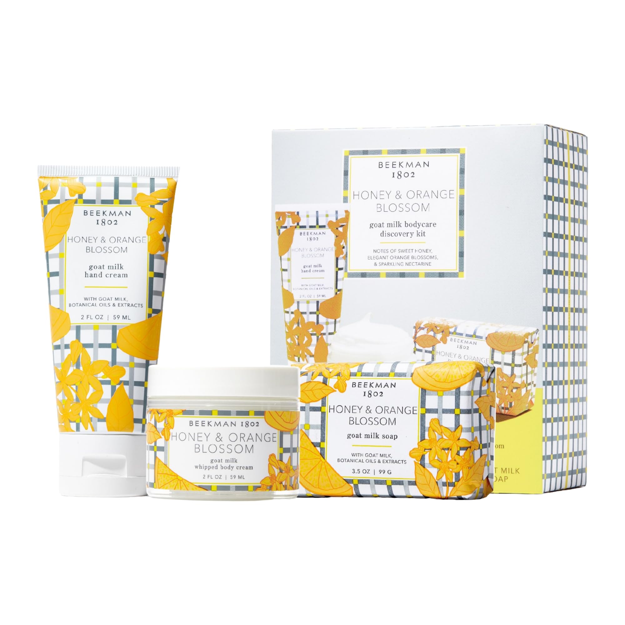 Amazon.com : Beekman 1802 Honey & Orange Blossom Bodycare Minis