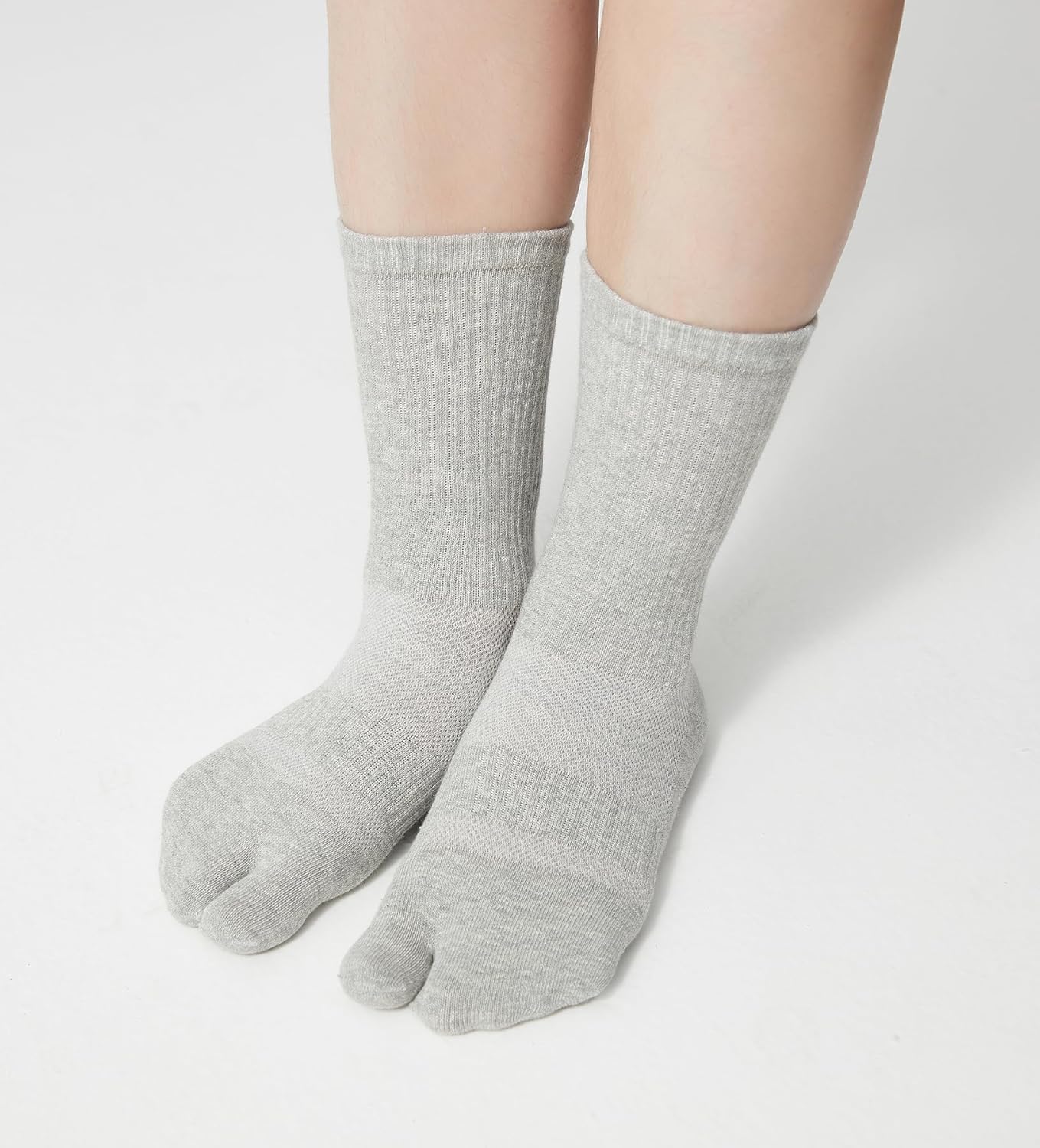 Men's Tabi Socks Flip Flop Split Toe Big Toe Cotton Athletic 4 Pack 6 Pack - Image 5