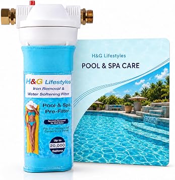 H&G lifestyles Hose Iron Filter for Filling Pool 3/4 GHT 20,000 Gallons