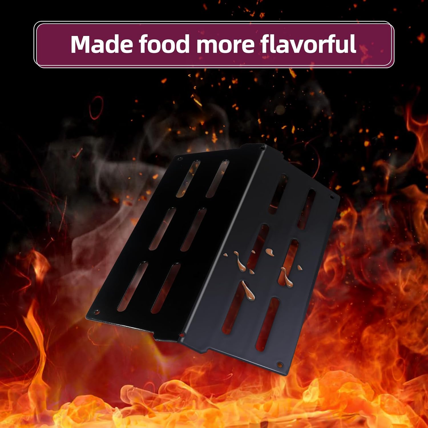 Grill Flavorizer Bars & Cooking Grids for Weber Genesis 300 Series (2011-2016) - E310 E320 E330 S310 S330 EP310 EP320 EP330 With Front Control Grills, Replacement For Weber Genesis Grill Parts