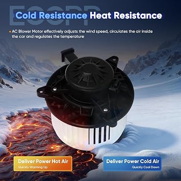 ECCPP AC Blower Motor Fit for Chevy Cruze 2011-2016/Chevrolet Malibu 2013-2015, for Buick Allure 2010,LaCrosse 2010-2016,Regal 11 12 13 14 15 16 17 HVAC Heater 700269 Blower Motor Assembly Replacement