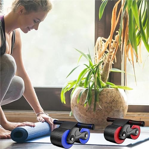 Miniatura 7 de Abdominales Dieta Músculos Abdominales Fitness Rueda Ab Slide Entrenamiento Rebote Automático Rueda Abdominal Rueda Para