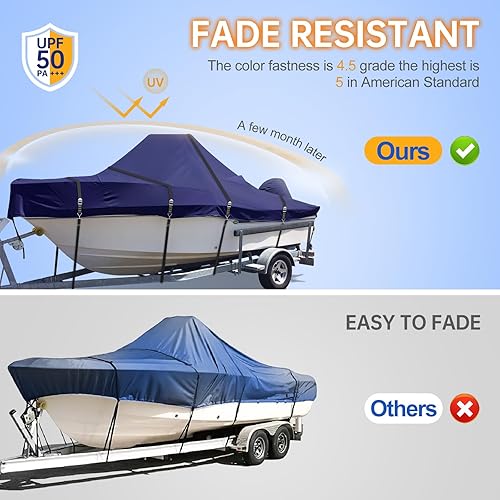 Miniatura 3 de Funda de barco para consola central 900D  Funda de barco resistente para consola central de barco, cubierta impermeable para barco remolcable,