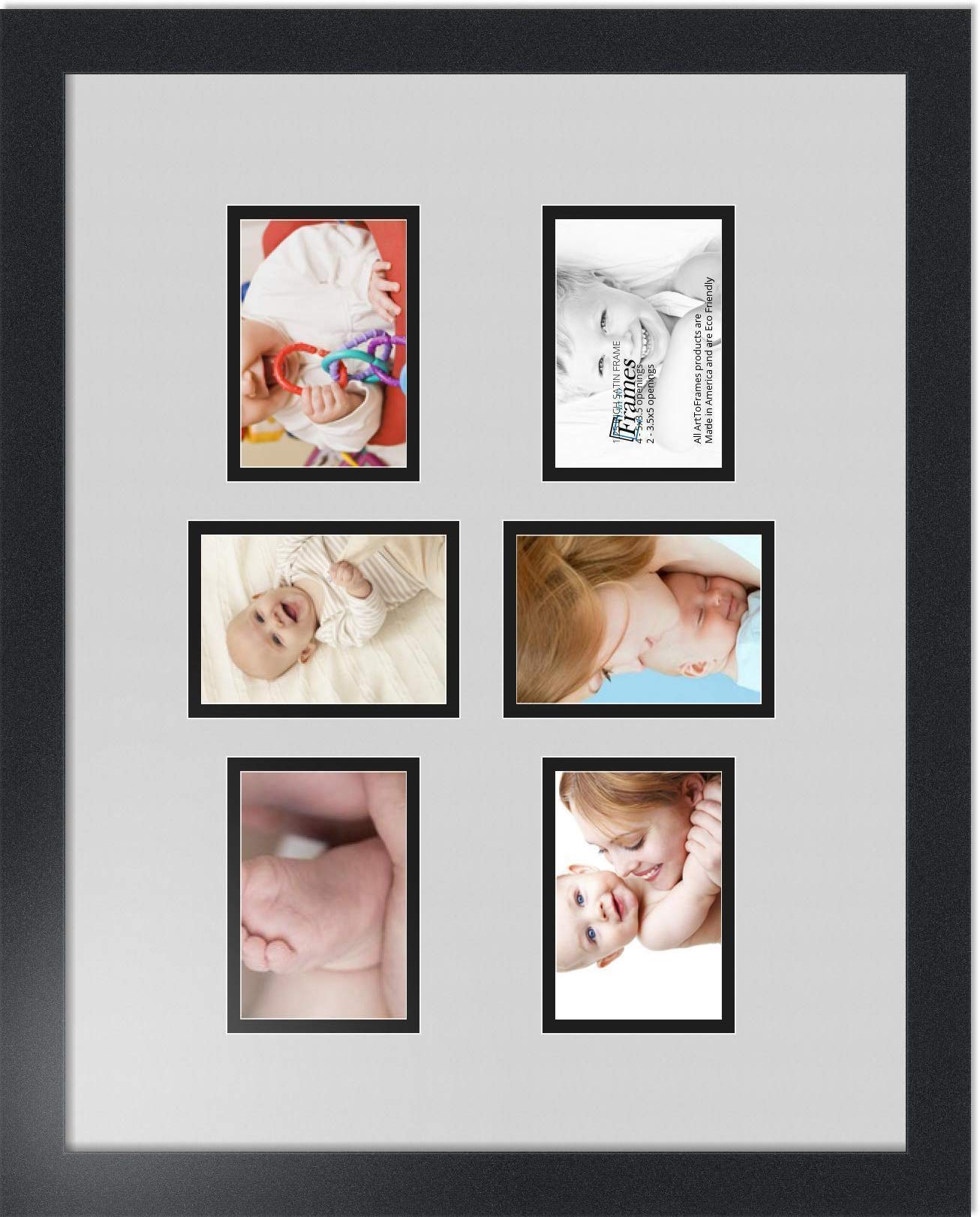 Amazon.co.jp: ArtToFramesコラージュフォトフレームダブルマットwith