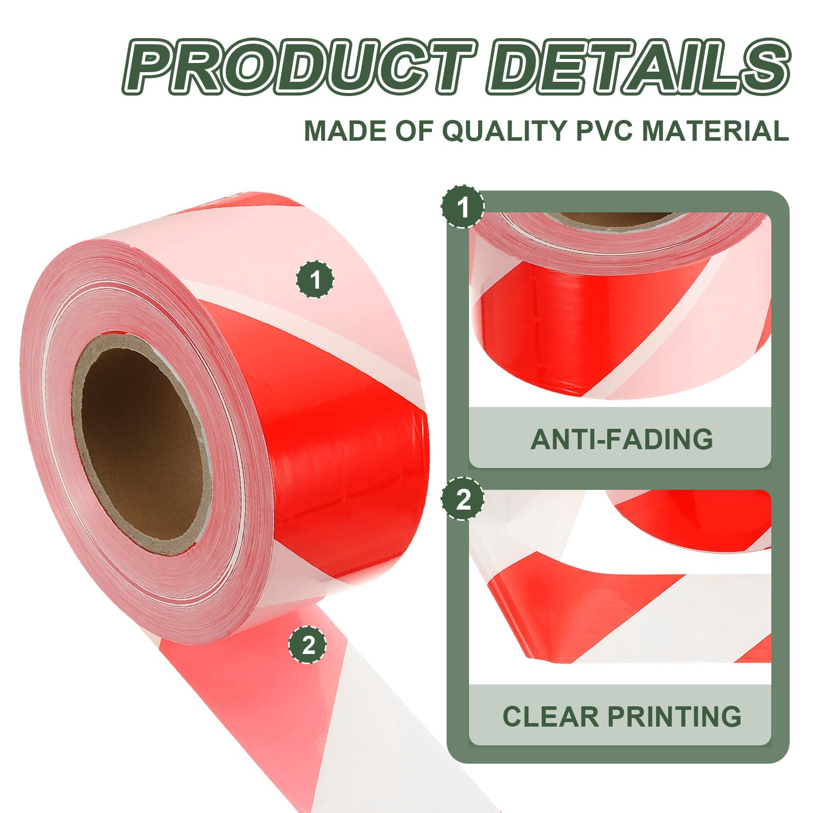 YOKIVE 1000ft x 3'' Warning Tape - Image 4