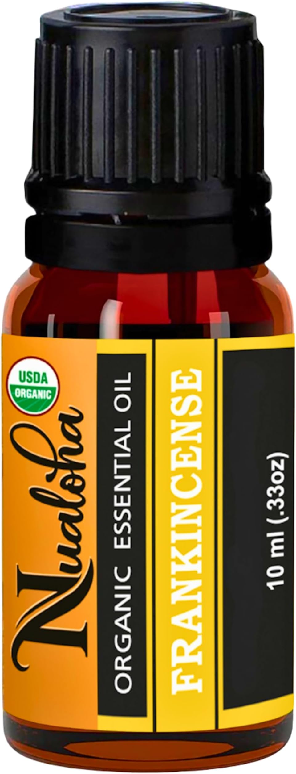 Organic Frankincense Essential Oil -100% Pure and Natural Therapeutic Grade For Face,Hair, Skin, Body, Aromatherapy and Massage - 10 ML