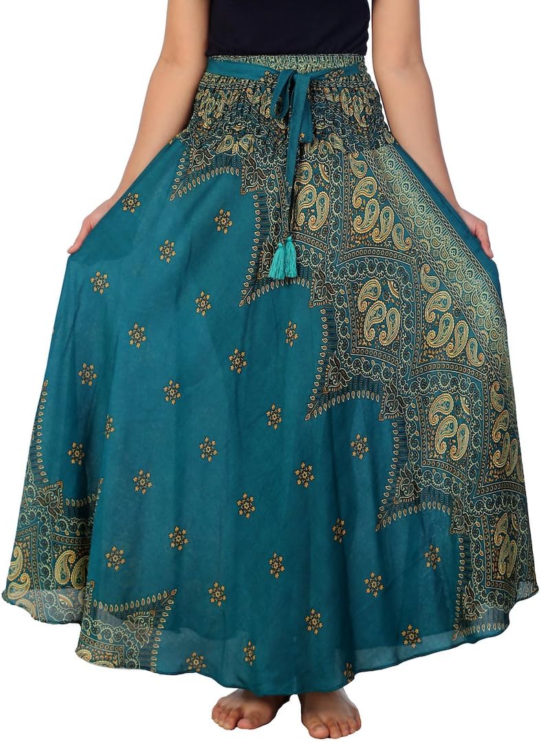 Lannaclothesdesign Maxi Skirt for Women Boho
