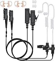 Vista 10 de Motorola XPR 3500e Auricular XPR 3300e XPR3500 XPR3000 XPR3300 Walkie Talkie compatible con Motorola XPR 3300 3500 3300e 3500e Auriculares de radio