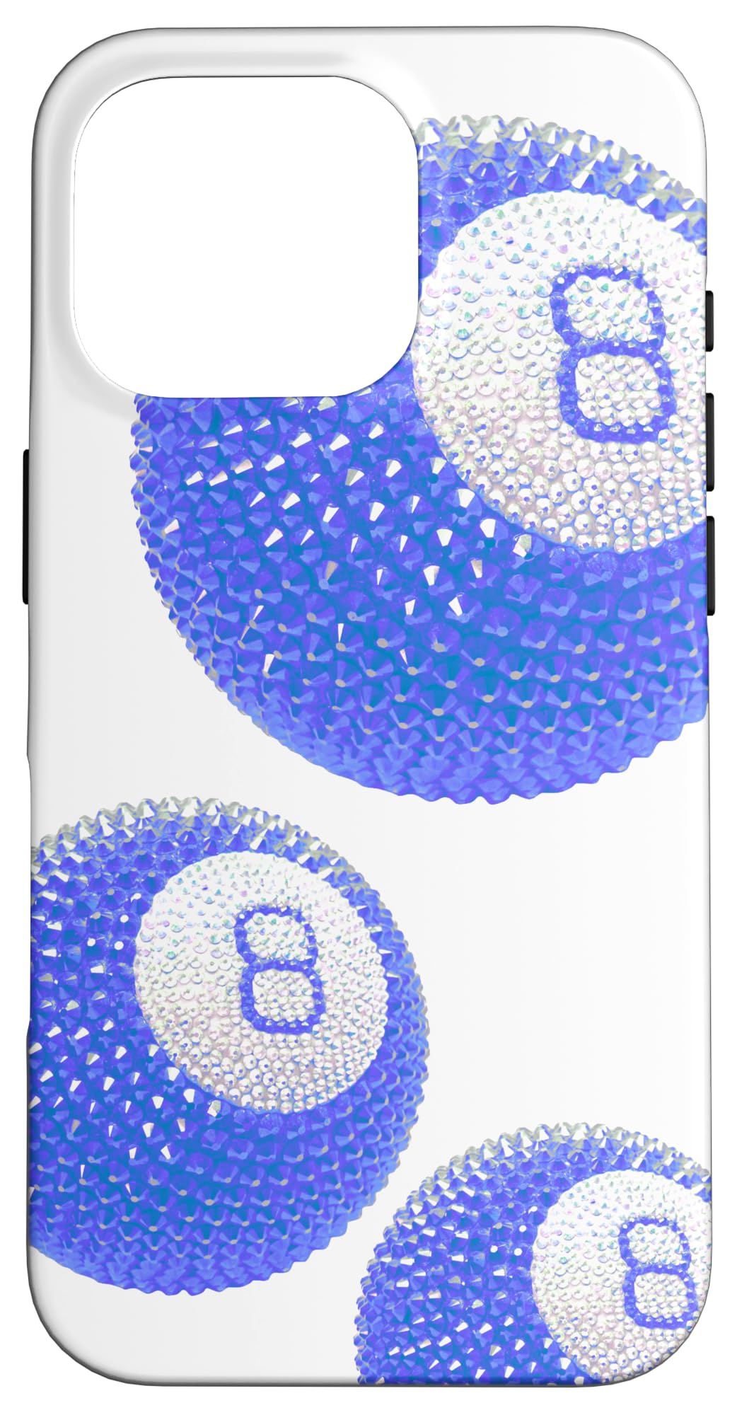 Lucky Disco 8 BLUE Case for iPhone 16 Pro
