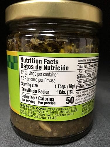 Miniatura 3 de Goya chimichurri salsa para filetes con aceite de oliva español 7.5 oz