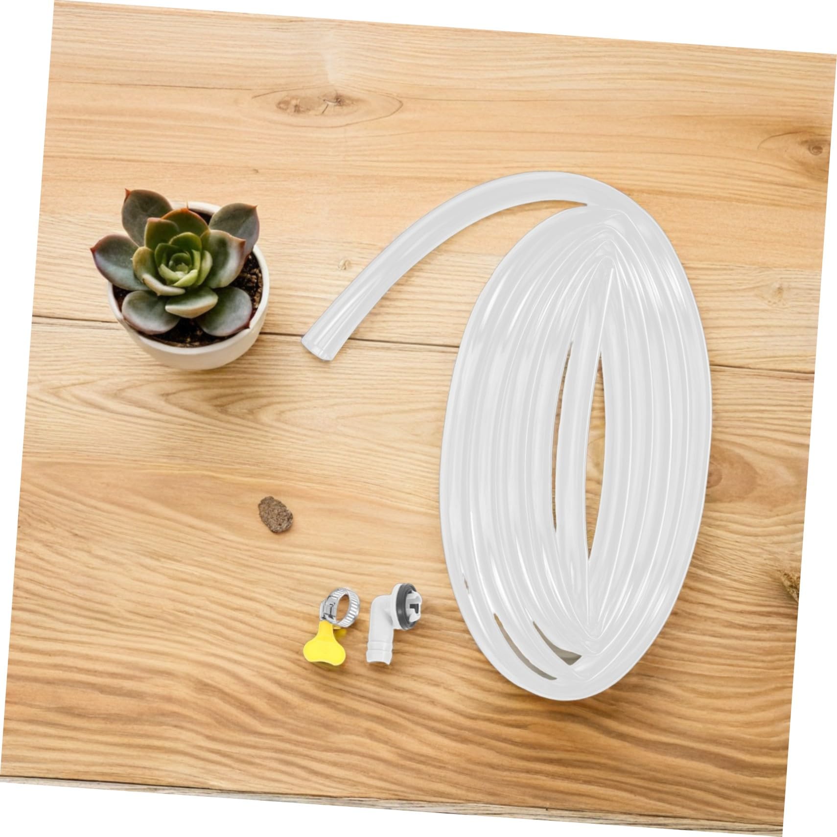 Kit Scarico Condensa Condizionatore 2 Pezzi Pvc con Raccordo | Unità Esterna, Installazione Rapida, Flusso Acqua Efficiente, Vacanze Estive