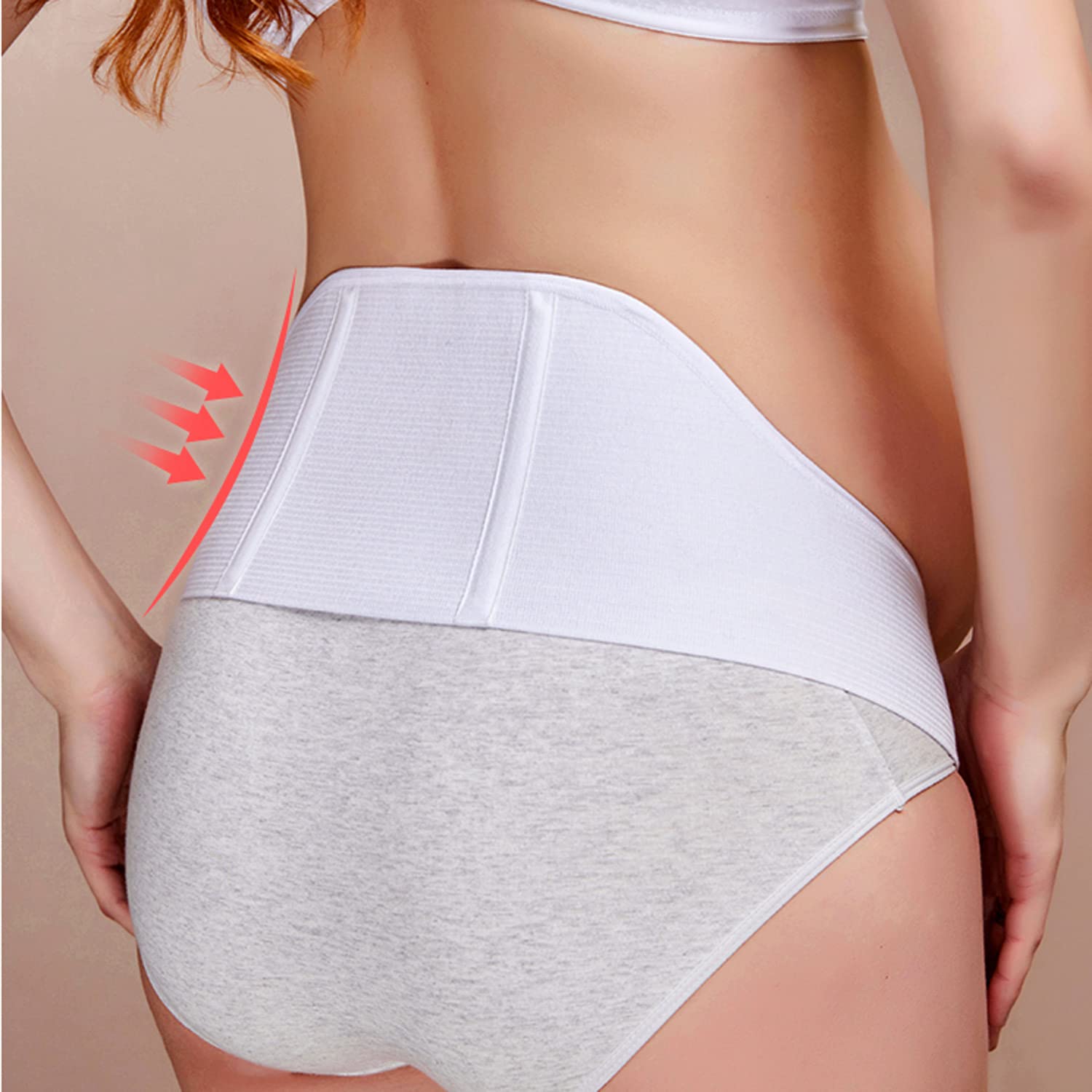 MYSANITY Fascia Gravidanza Con Sostegno Lombare
