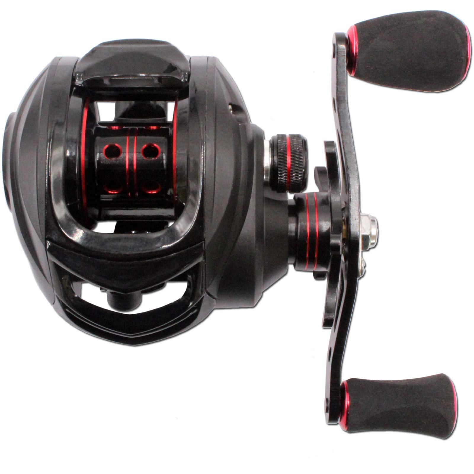 Angel-Berger Wild Devil Baits Baitcast Multirolle Devil Cast LH 100 Multirollen