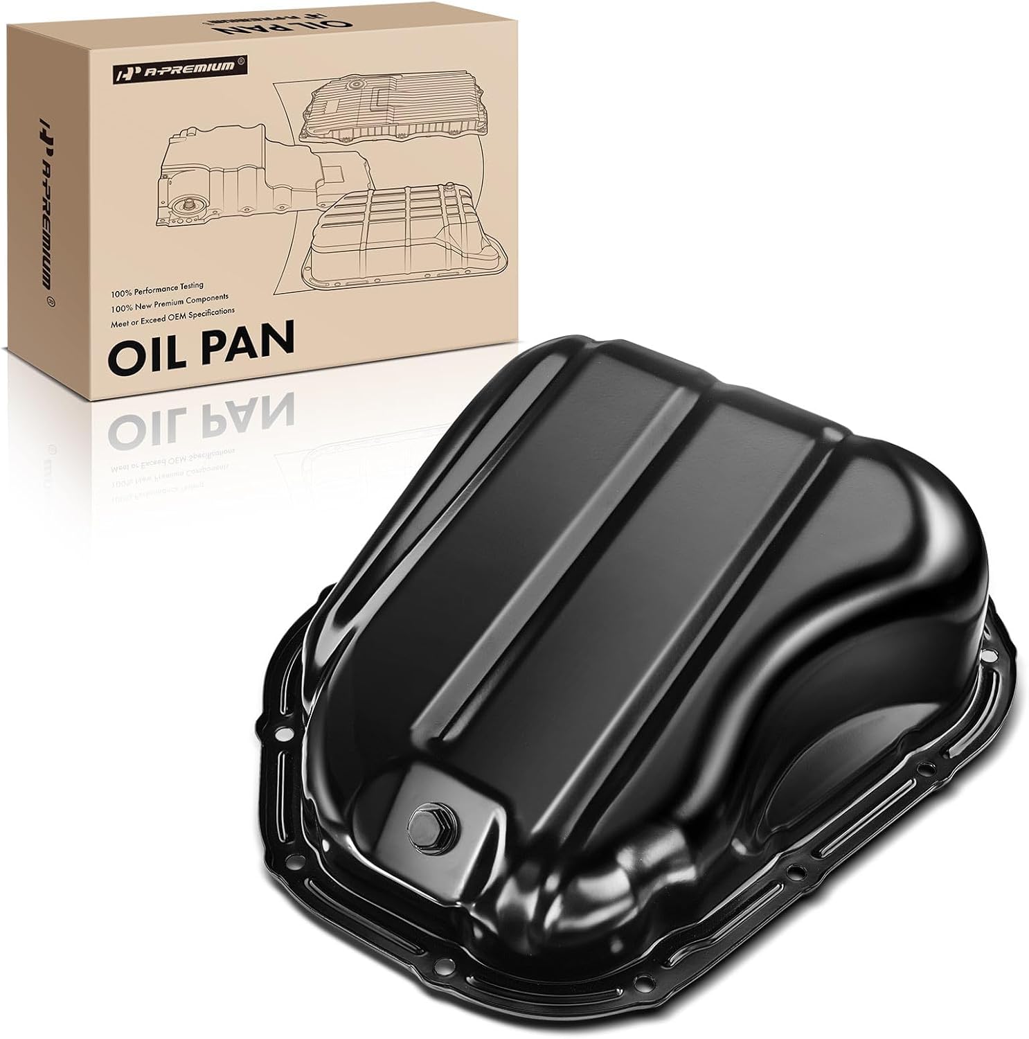 A-Premium Lower Engine Oil Pan Sump for Toyota 3.0L/3.3L V6