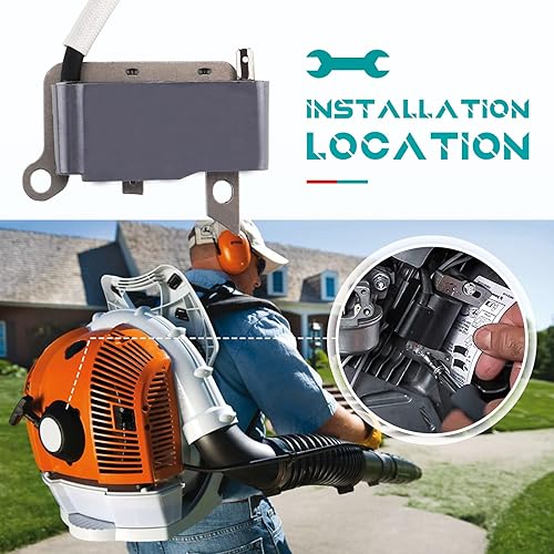 Miniatura 5 de Bobina de encendido A411000490 para motores de soplador Echo Shindaiwa PB-760LNH PB-770H PB770T EB770RT, A411001491, A411001520, A411001521