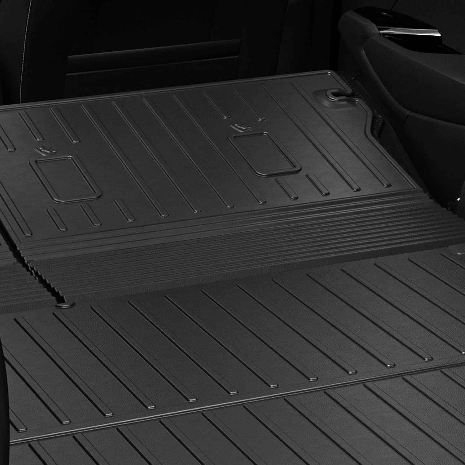 Cargo Mat for 2024-2026 Chevy Trax/Buick Envista, All Weather TPE Cargo Mat with 3rd Seat Back Cover and Left Storage Mat for Chevy Trax Accessories