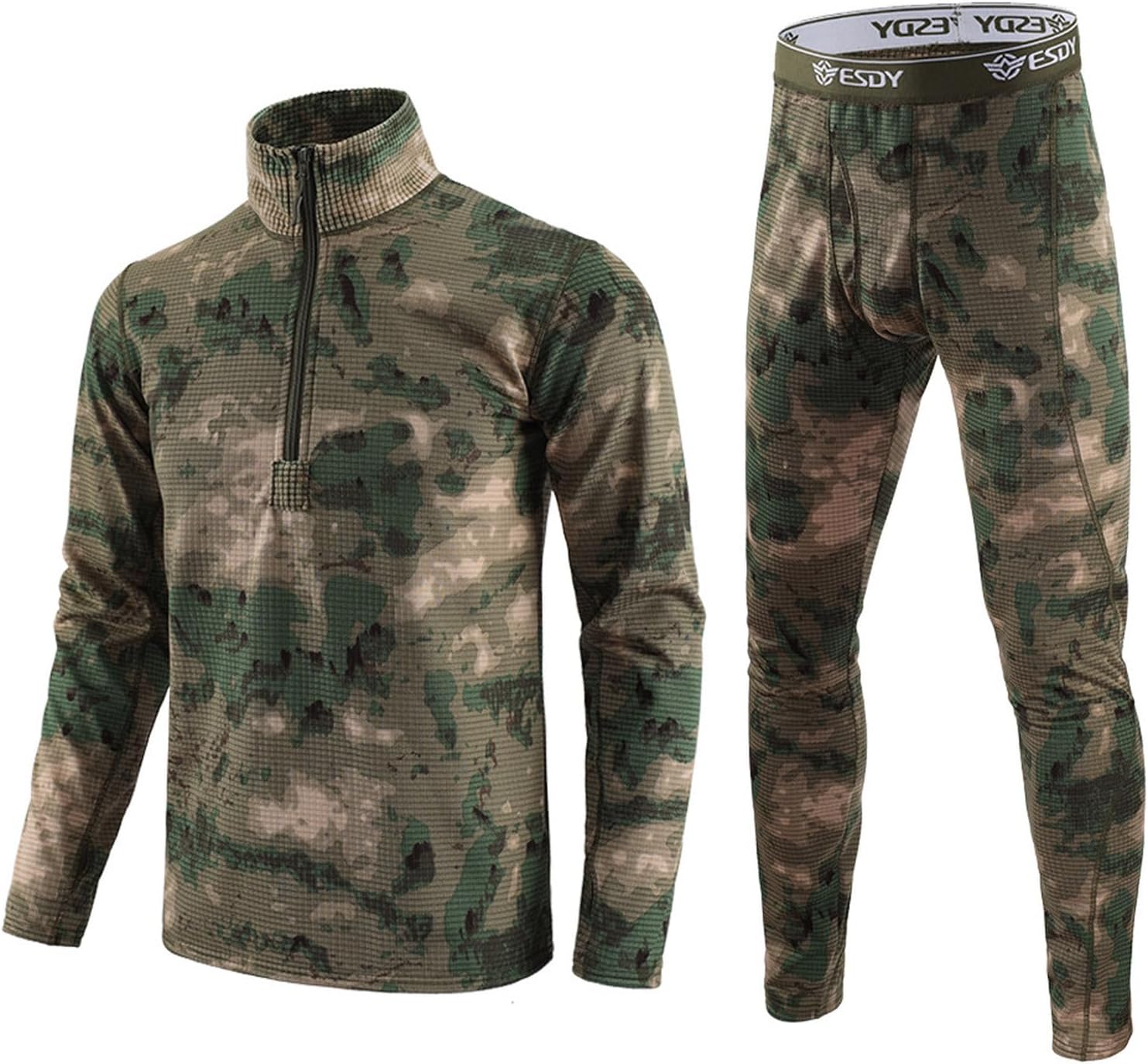 KONG JIMFAN Thermo Unterwäsche Set Herren - Warme Skiunterwäsche Für Winter & Freizeit