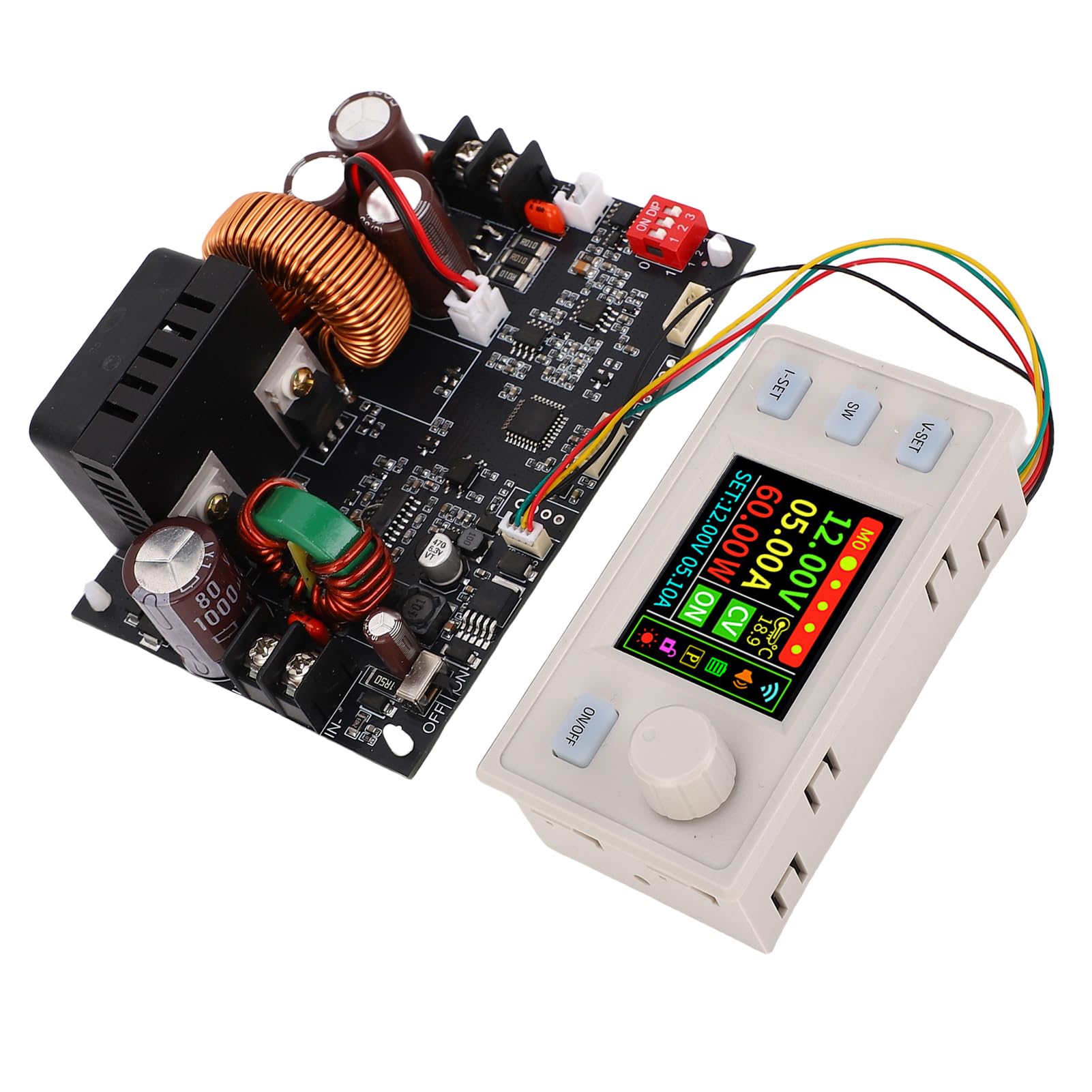 Alimentatore di rete regolabile CNC DC 1200 W, driver LED compatto efficiente per ricerca di laboratorio, materiale ABS