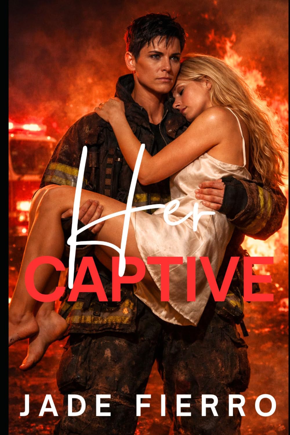 Her Captive: A Dark Sapphic/Lesbian Firefighter Romance (Redwater City Fire Dept.)